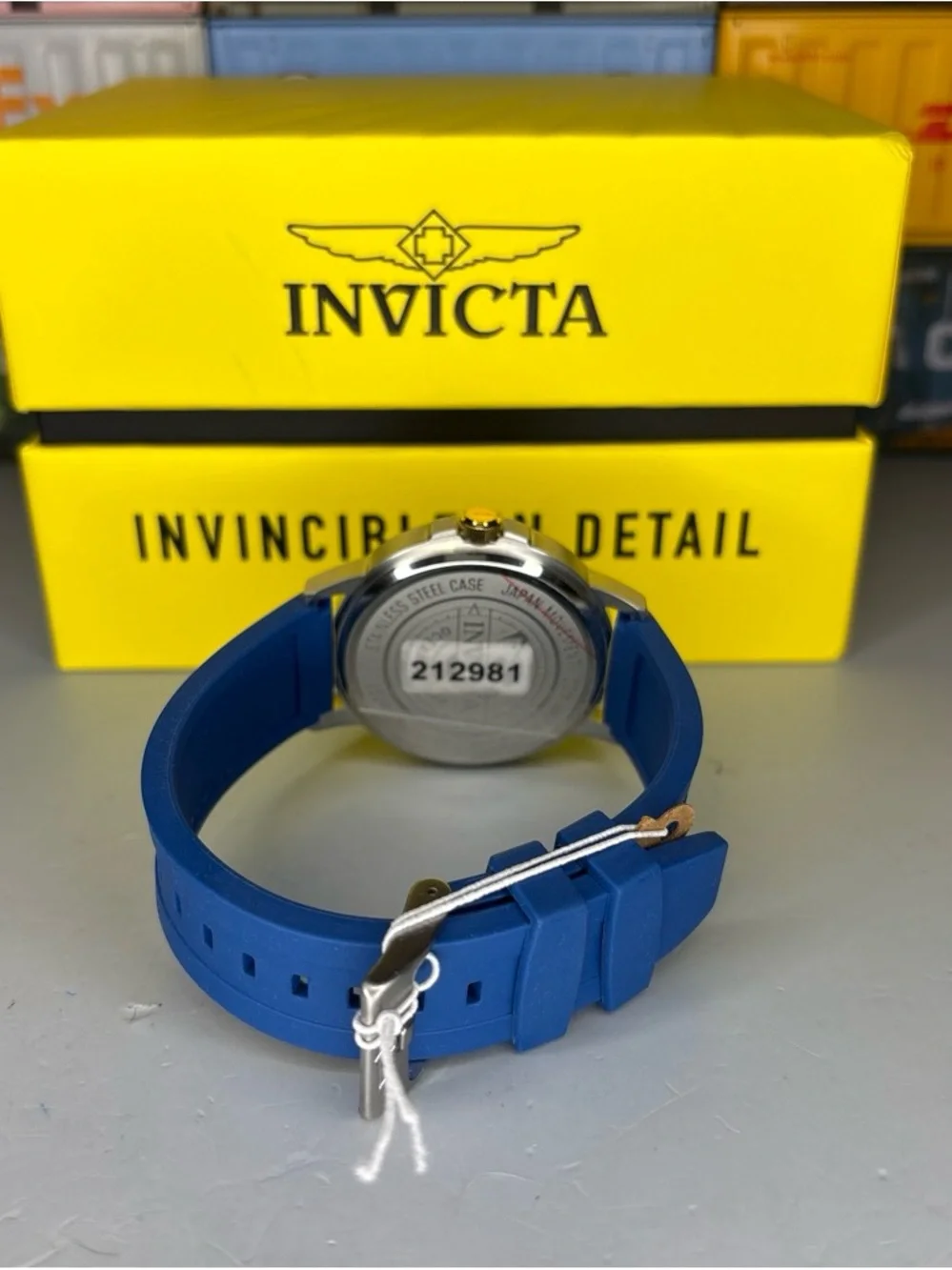 Invicta Ocean Voyage World Blue and Gold World Map Watch 45mm